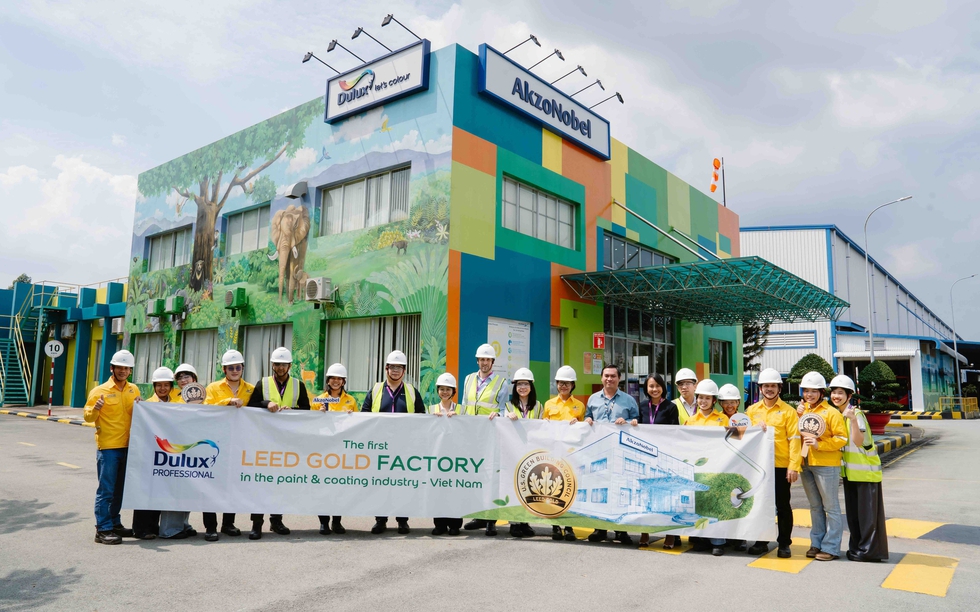 Nhà máy AkzoNobel tại Bình Dương nhận chứng chỉ LEED Gold từ Hội đồng Công trình Xanh Hoa Kỳ