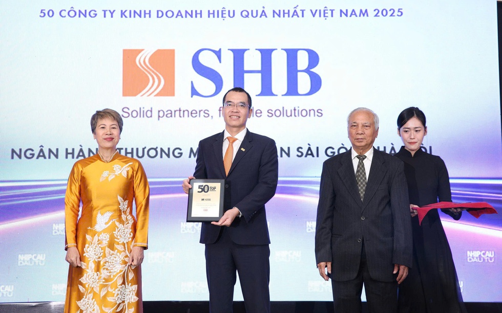 SHB khẳng định vị thế với Top 50 công ty kinh doanh hiệu quả, Top 10 doanh nghiệp tư nhân có lợi nhuận tốt nhất Việt Nam
