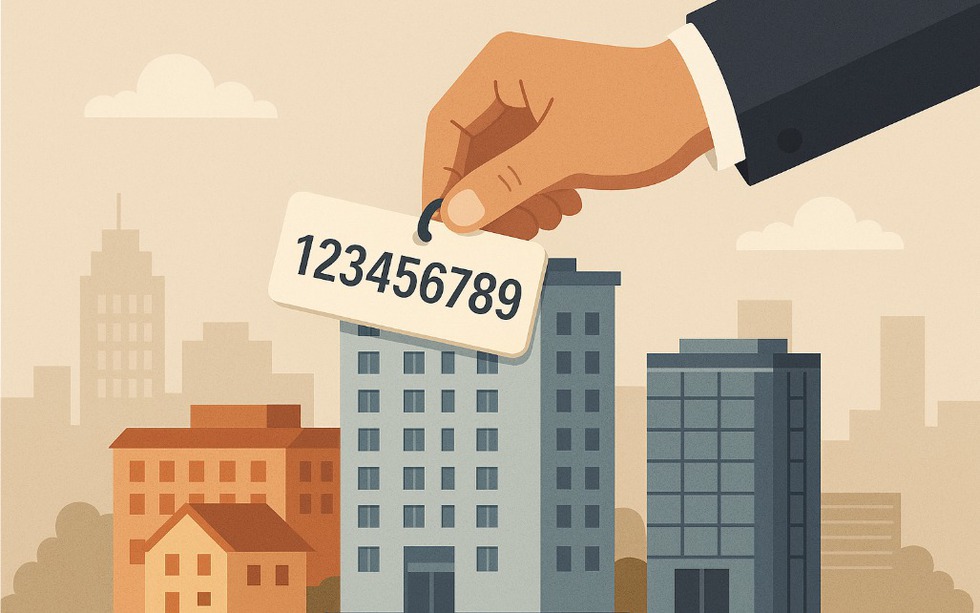 Dự kiến sẽ gán mã định danh cho mỗi dự án bất động sản