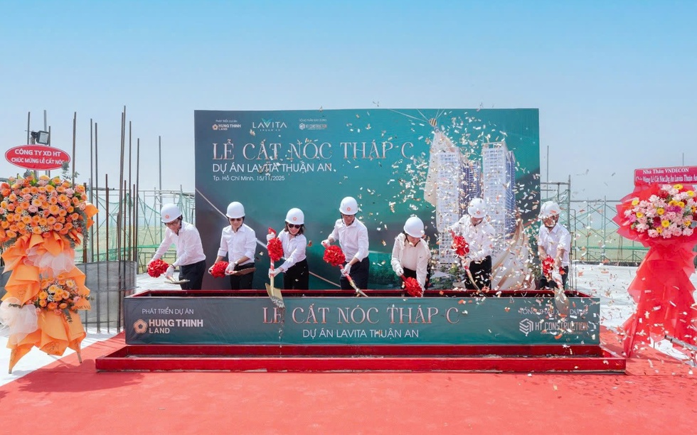 Lavita Thuan An cất nóc Block C, bước tiến mới của dự án trọng điểm khu Đông Bắc TP.HCM