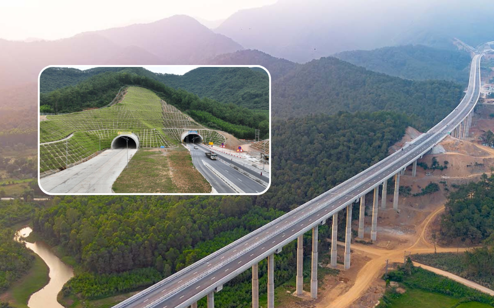 Chỉ một tháng nữa, hầm xuyên núi có địa chất phức tạp nhất trên cao tốc hơn 11.000 tỷ sẽ chính thức được mở rộng