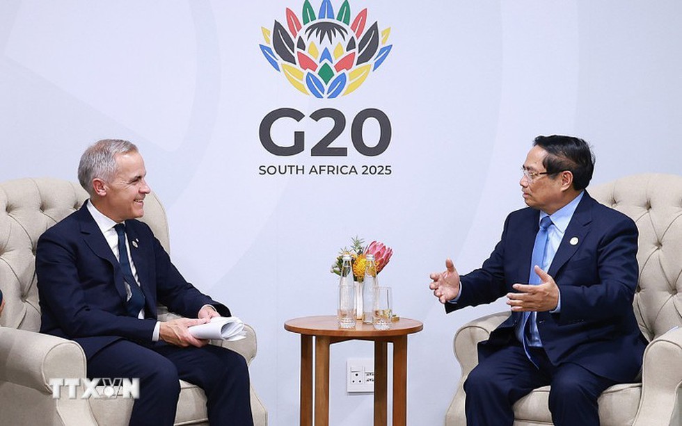 Thủ tướng Phạm Minh Chính gặp gỡ lãnh đạo các nước bên lề Hội nghị G20