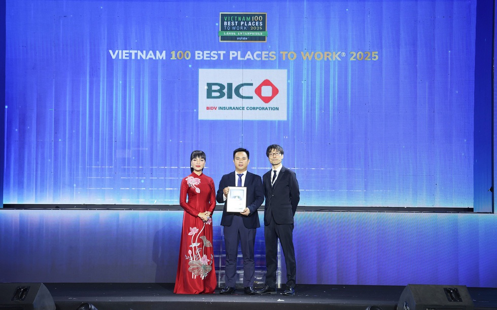 BIC lần thứ 2 liên tiếp được vinh danh Top 1 nơi làm việc tốt nhất ngành bảo hiểm khối Doanh nghiệp lớn