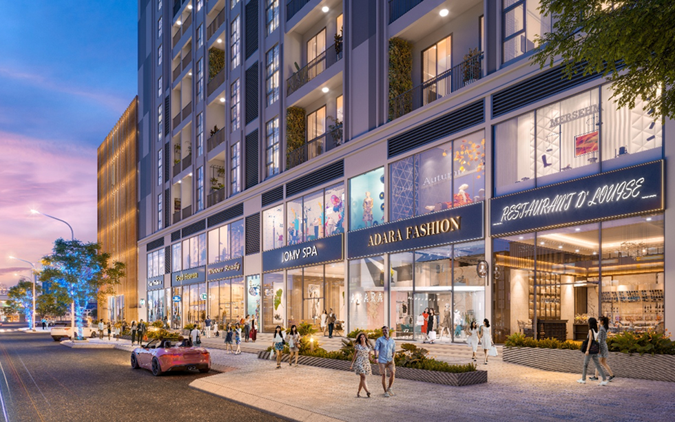 Đầu tư bền vững với shophouse khối đế The Wisteria giữa lòng Tây Hà Nội