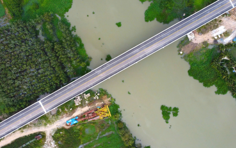 Sắp chính thức thông xe cây cầu 600m vượt sông Sài Gòn, do Đèo Cả thi công