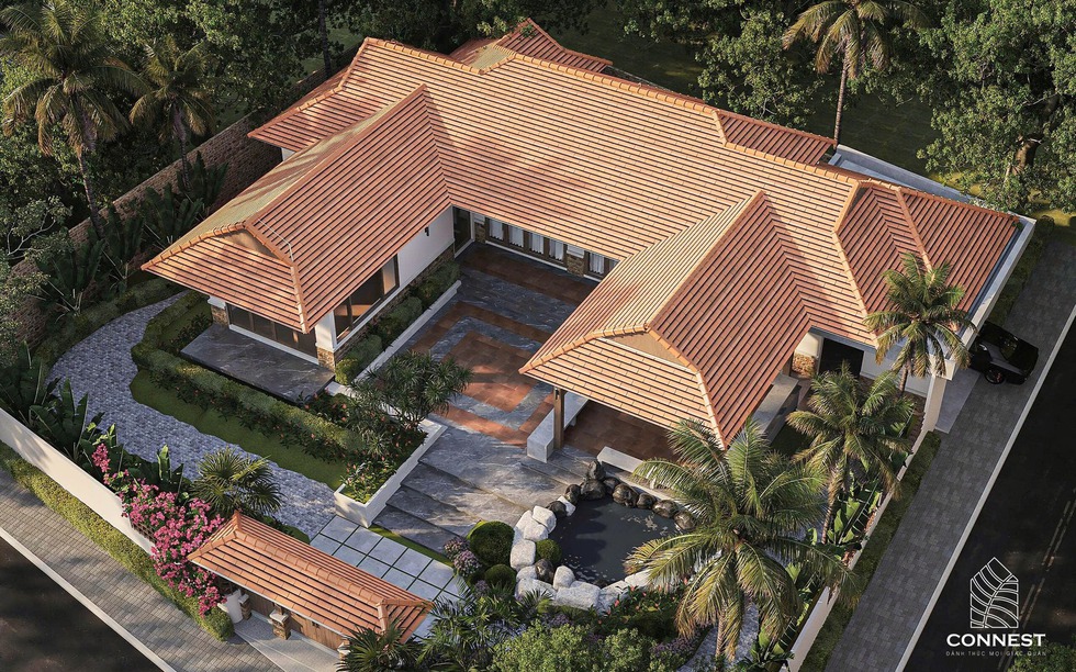 Khoảng lặng dịu dàng trong căn nhà 250m2 giữa lòng Quảng Bình: Bản giao hưởng giữa thiên nhiên và truyền thống