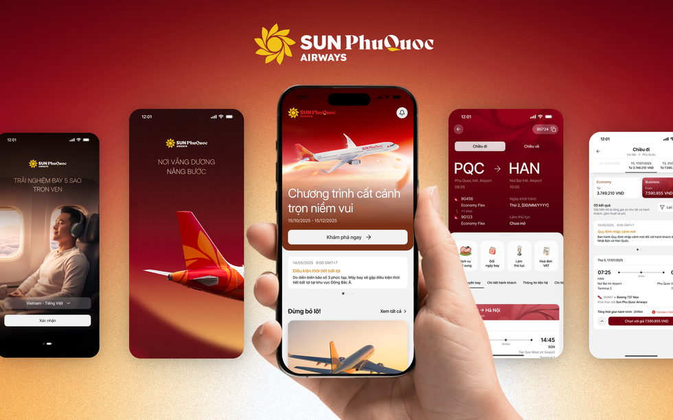 Ra mắt ứng dụng Sun PhuQuoc Airways với ưu đãi 20% giá vé mọi chặng bay