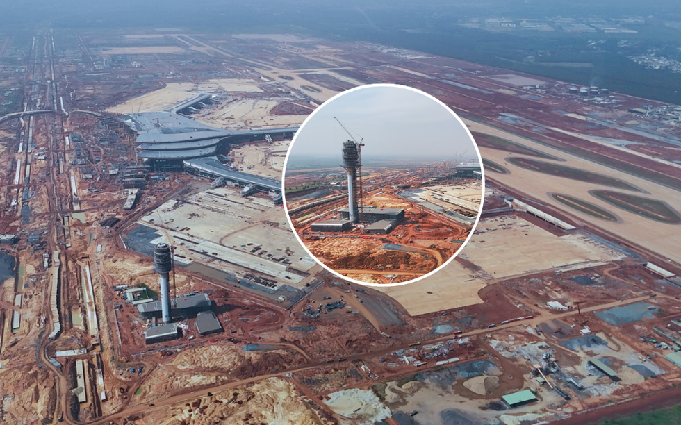 Chỉ 20 ngày nữa, tháp không lưu 3.500 tỷ cao nhất Việt Nam tại sân bay lọt TOP lớn nhất thế giới sẽ hoàn thành