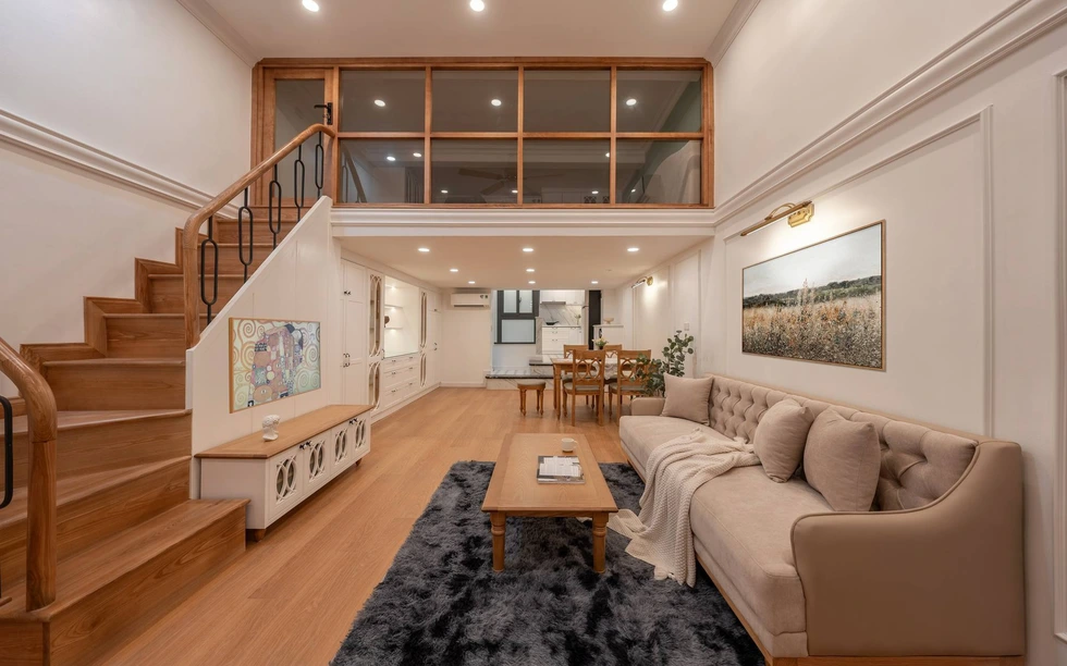 Căn phòng gần 100 năm tuổi trên phố Hàng Bồ khoác diện mạo Farmhouse thơ mộng