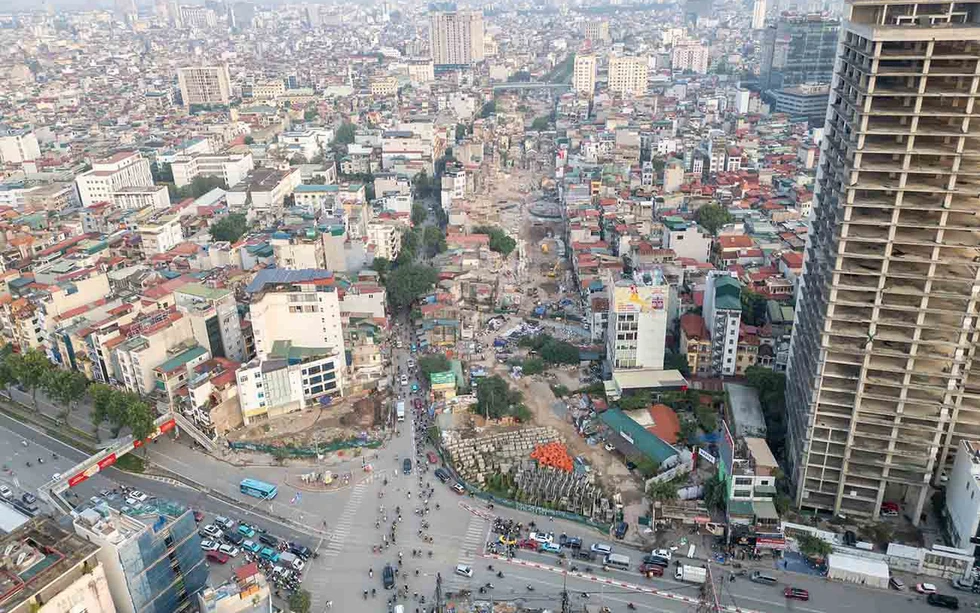 Hà Nội sắp hoàn thành giải phóng mặt bằng đường Vành đai 1