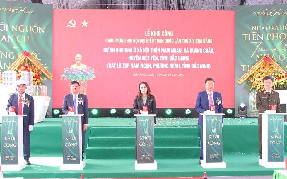 Bắc Ninh: 3 dự án nhà ở xã hội khởi công cùng 1 ngày