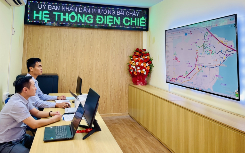 Phường Bãi Cháy đưa hệ thống vận hành chiếu sáng công cộng vào hoạt động