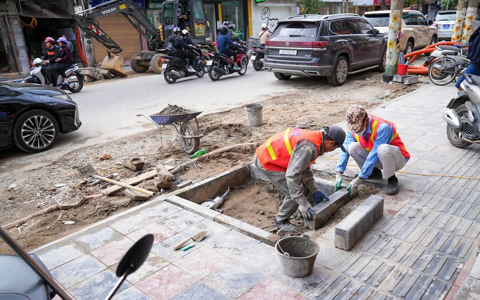 Hải Phòng: Đẩy nhanh tiến độ sửa chữa, cải tạo các công trình hè, đường đô thị