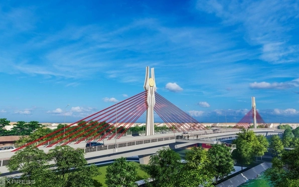 Chỉ hơn 1 tuần nữa, tỉnh Thanh Hóa chính thức thông xe cây cầu dây văng đầu tiên