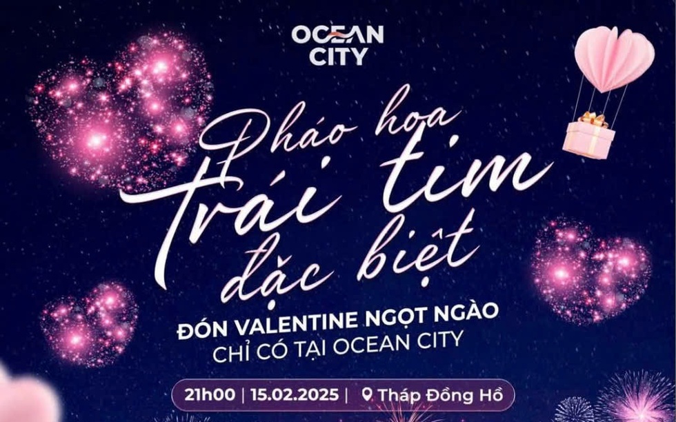 “Xin vía” ngày Valentine, giới trẻ đổ về Ocean City tận hưởng thiên đường tình yêu ngọt lịm tim