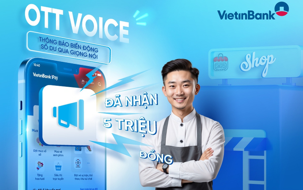 VietinBank iPay Mobile chính thức ra mắt tính năng OTT Voice