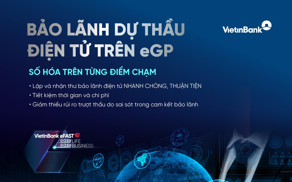 VietinBank tiên phong triển khai bảo lãnh dự thầu điện tử trên eGP