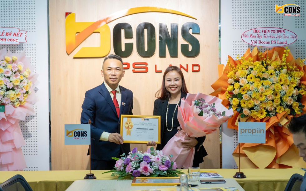 Bcons PS Land và Học viện Propiin hợp tác phát triển nguồn nhân lực bất động sản chuyên nghiệp
