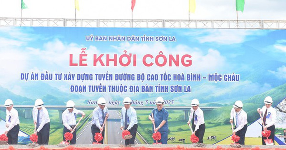 Khởi công Dự án đầu tư xây dựng tuyến đường bộ cao tốc Hòa Bình - Mộc Châu, đoạn tuyến thuộc địa bàn tỉnh Sơn La