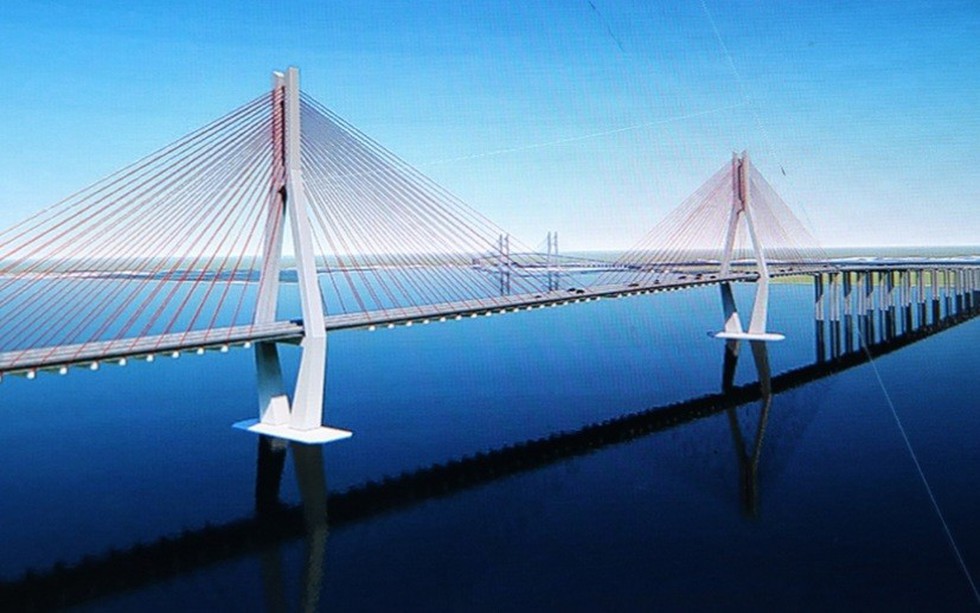 Mời thầu dự án cầu vượt sông 19.000 tỷ nối hai tỉnh thành giàu nhất Việt Nam, xoá bỏ hoàn toàn bến phà từ thời Pháp thuộc