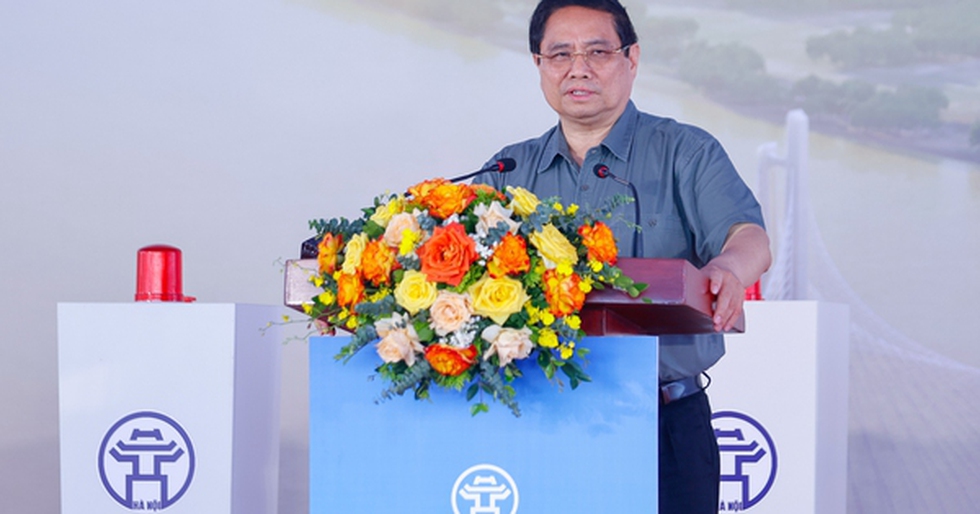 Thủ tướng phát lệnh khởi công cầu Tứ Liên (Hà Nội), yêu cầu hoàn thành trong 24 tháng
