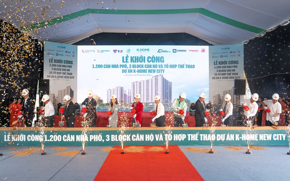 Khởi công 1.200 căn nhà phố, 3 block căn hộ, tổ hợp thể thao tại dự án K-Home New City