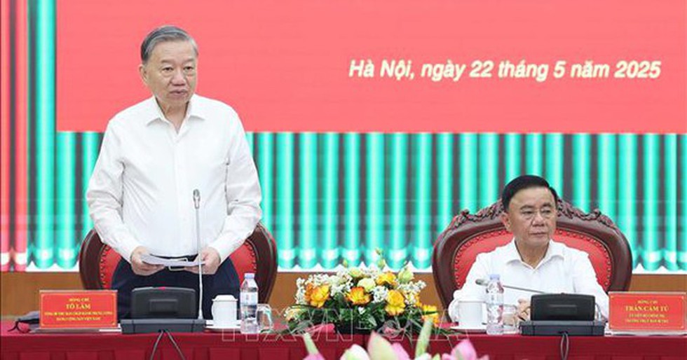 Tổng Bí thư Tô Lâm làm việc với Ủy ban Kiểm tra Trung ương