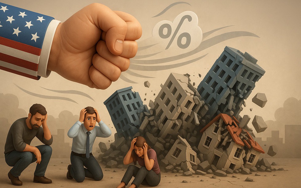 'Cơn gió ngược' từ thuế quan khiến thị trường nhà ở Mỹ lao dốc
