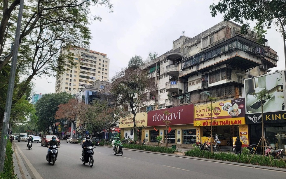 Một tháng nữa, khởi công xây dựng lại một khu tập thể nguy hiểm cấp độ D quận Ba Đình