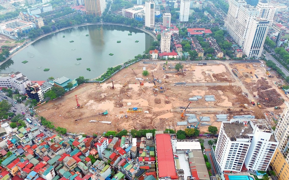 Bắt đầu xây dựng dự án tổ hợp trung tâm thương mại, dịch vụ, văn hóa trên ‘đất vàng’ Giảng Võ