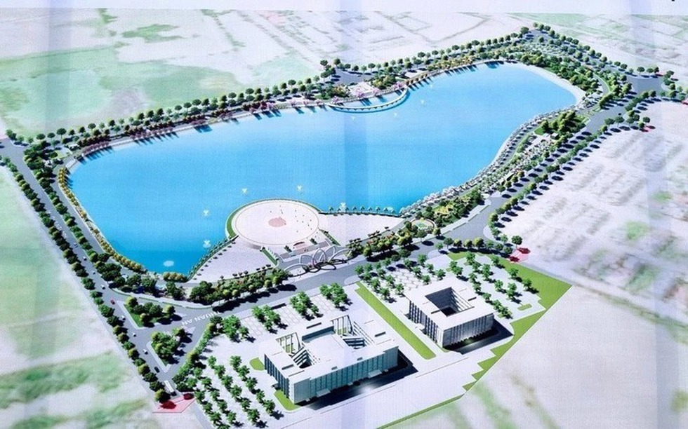 Chỉ 1 tháng nữa, công viên lớn nhất huyện Gia Lâm và rộng gấp 3 lần công viên Nghĩa Đô sẽ hoàn thiện