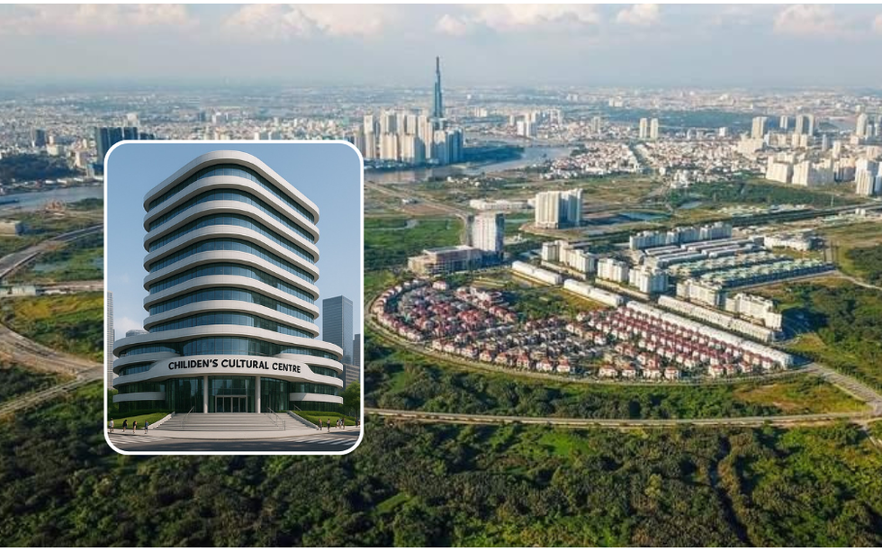 Việt Nam sắp có cung thiếu nhi nghìn tỷ: Bao bọc bởi sân khấu ngoài trời hơn 1.200 chỗ cùng quảng trường nước, án ngữ tại khu đất vàng giữa lòng TP