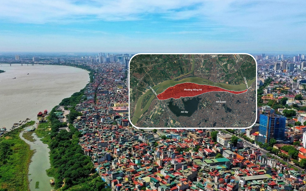 Sau sáp nhập, đây sẽ là phường rộng nhất Hà Nội: Được bao quanh bởi 2 cây cầu lớn, nằm trải dài qua 5 quận ven dòng sông biểu tượng