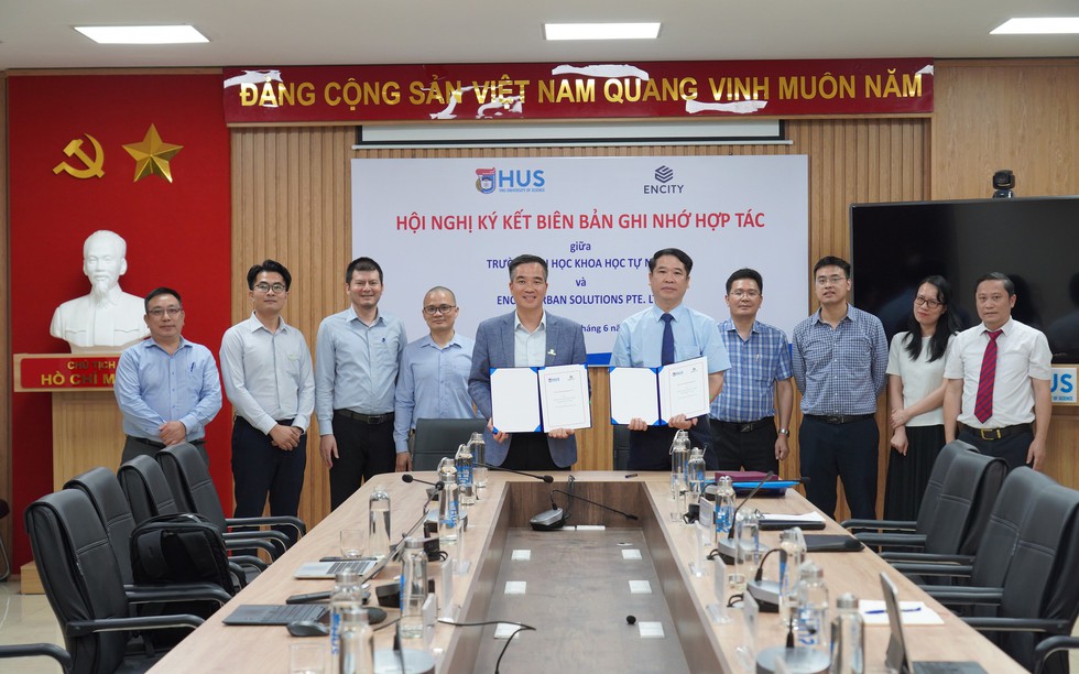 Công ty enCity và Trường Đại học Khoa học Tự nhiên, Đại học Quốc gia Hà Nội thiết lập quan hệ đối tác chiến lược