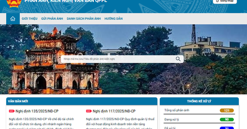 Trước 20/6, hoàn thành tích hợp Hệ thống tiếp nhận, xử lý phản ánh, kiến nghị về VBQPPL với Cổng TTĐT bộ, ngành, địa phương