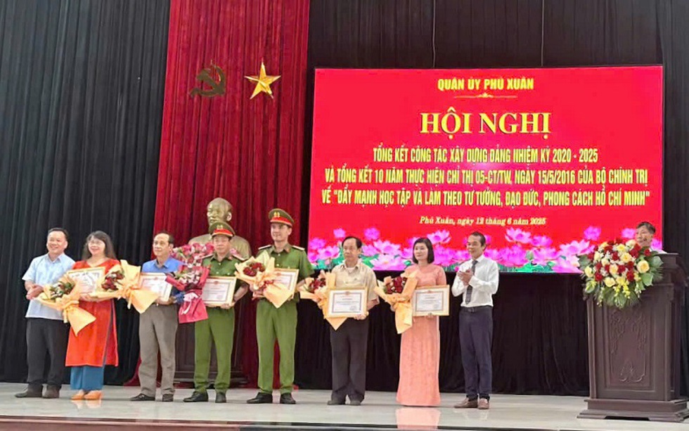 TP. Huế: Quận ủy Phú Xuân tổ chức Hội nghị tổng kết công tác xây dựng Đảng nhiệm kỳ 2020 - 2025