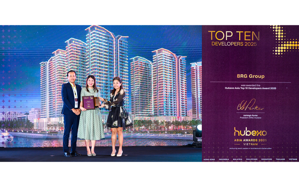 Tập đoàn BRG - “Top 10 Nhà phát triển bất động sản hàng đầu 2025”