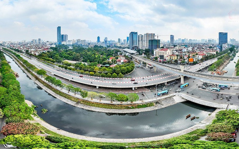 Dòng sông hơn 2.000 năm tuổi ở Hà Nội dần hình thành công trình đẹp mắt, tương lai sớm được ‘hồi sinh’
