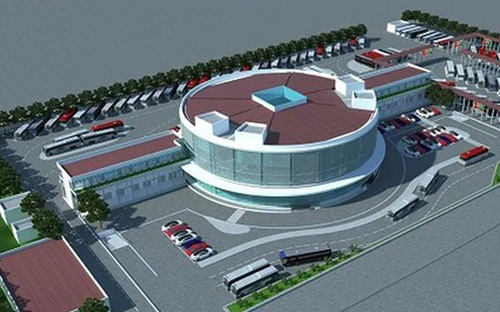 Hiện trạng bến xe khách thứ 7 tại Hà Nội sau gần 3 tháng bắt đầu xây dựng