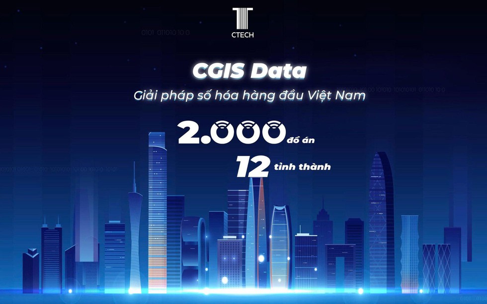 Hơn 2.000 đồ án cho 12 tỉnh thành: CGIS Data khẳng định vị thế giải pháp số hóa hàng đầu Việt Nam