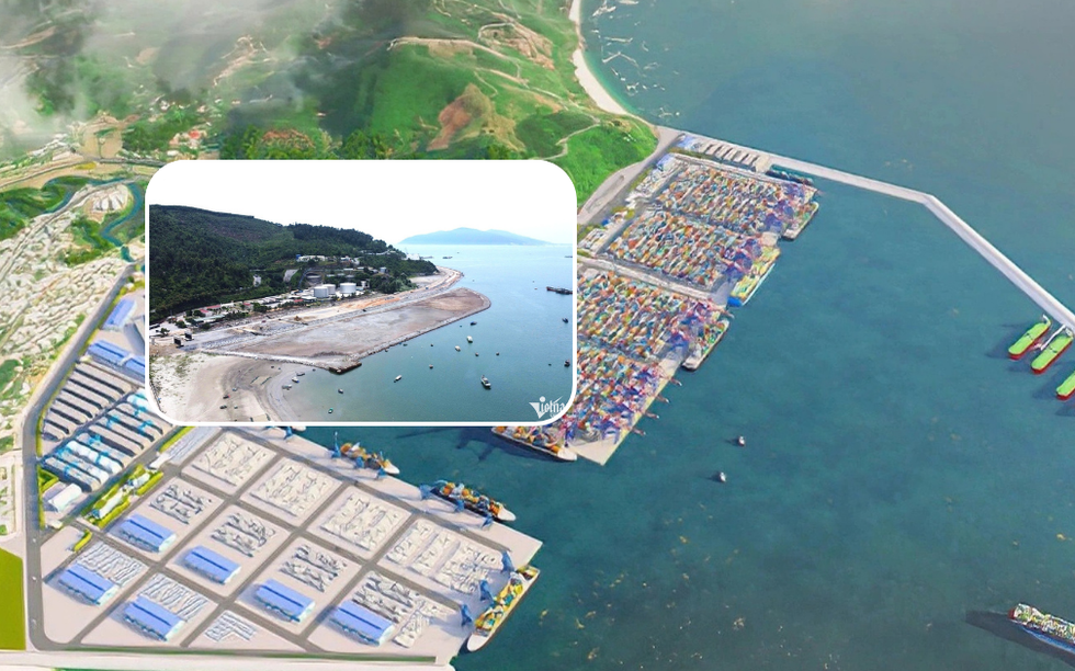Chỉ 5 tháng nữa, cảng biển nước sâu nghìn tỷ bên dưới chân đèo đẹp nhất Việt Nam sẽ hoàn thành
