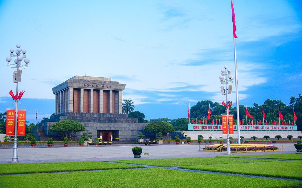 Quảng trường Ba Đình được mở rộng phục vụ diễu binh, diễu hành