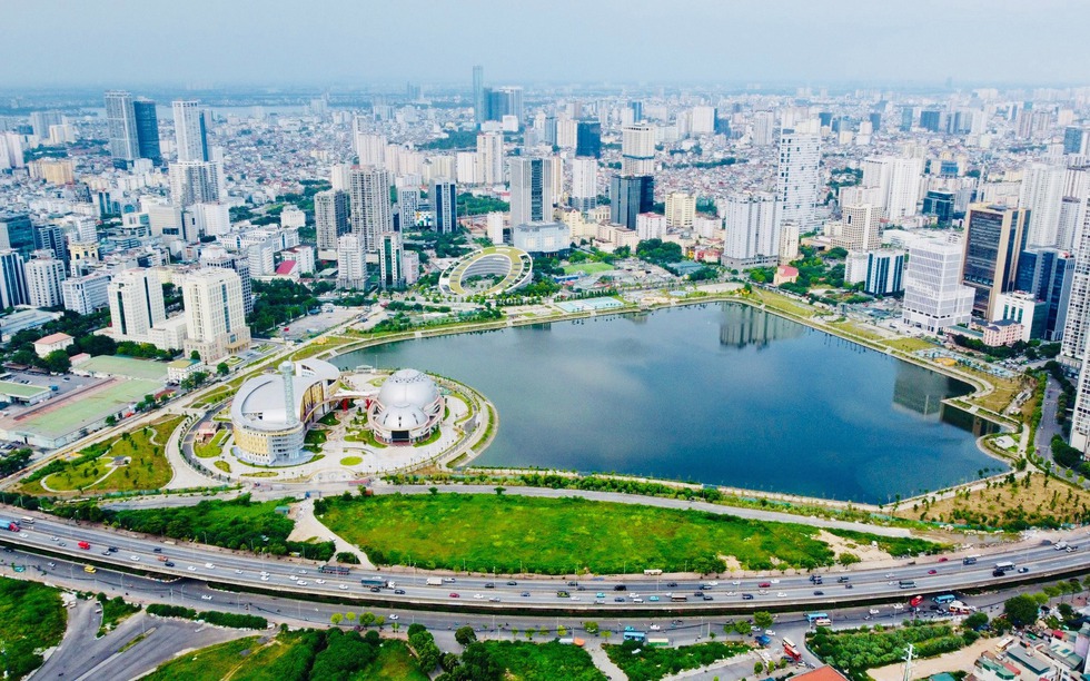 Giữa đô thị tăng tốc, công viên 740 tỷ bên ‘thung lũng Silicon’ của Thủ đô vẫn nằm im