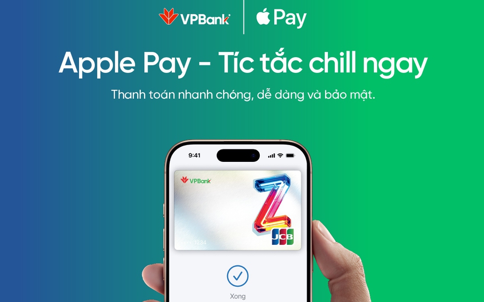 VPBank triển khai Apple Pay cho chủ thẻ VPBank JCB
