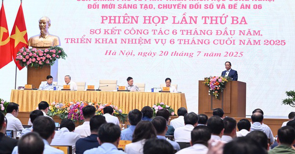 Thủ tướng chủ trì phiên họp Ban Chỉ đạo về khoa học công nghệ, đổi mới sáng tạo, chuyển đổi số