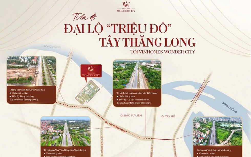Đại lộ tỷ đô Tây Thăng Long: Cơ hội nào cho nhà đầu tư đón sóng hạ tầng?
