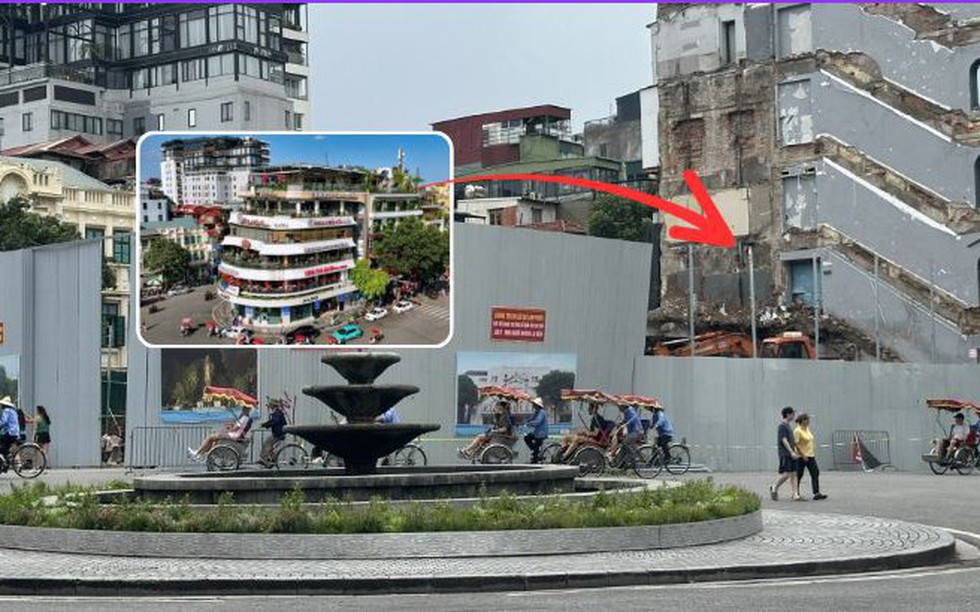 Chỉ hơn một tháng, tòa Hàm cá mập cơ bản đã phá dỡ xong