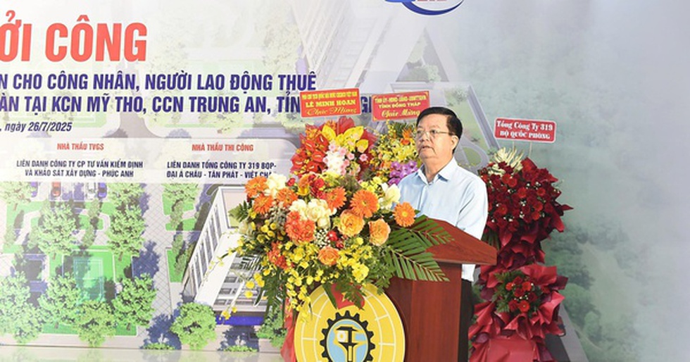 Khởi công dự án nhà ở xã hội đầu tiên cho công nhân, người lao động thuê bằng nguồn tài chính công đoàn