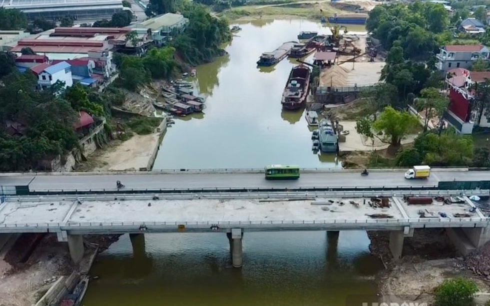 Sắp thông xe cây cầu huyết mạch 1.500 tỷ kết nối Hà Nội - Thái Nguyên
