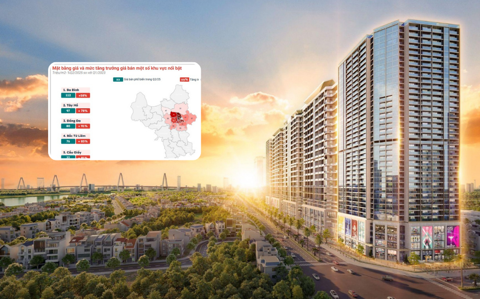 Giá chung cư Hà Nội tăng mạnh: Khu vực nào đang dẫn đầu cuộc đua?